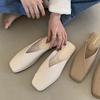 Women's Flats Sandals Fashion Summer Outdoor Soft Bottom Mules Casual Square Toe Shoes Lady Comfy House Slippers