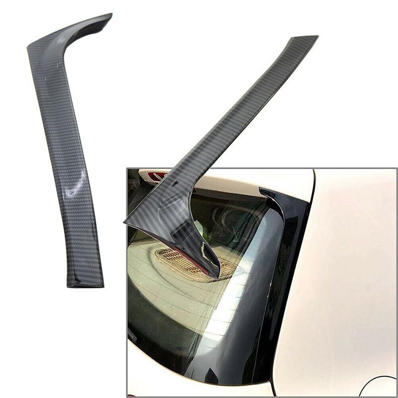 Car Rear Window Side Splitter Trunk Diffuser Canards Spoiler Decorative Plastic For VW Golf 6 MK6 2008-2012 Exterior Decorative Parts