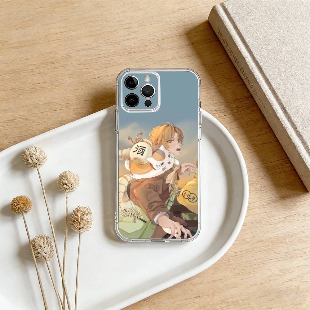 N-Natsumes B-Book of F-Friends Phone Case For iPhone 17 16 15 14 13 12 11 Mini Pro Max Plus Transparent Cover