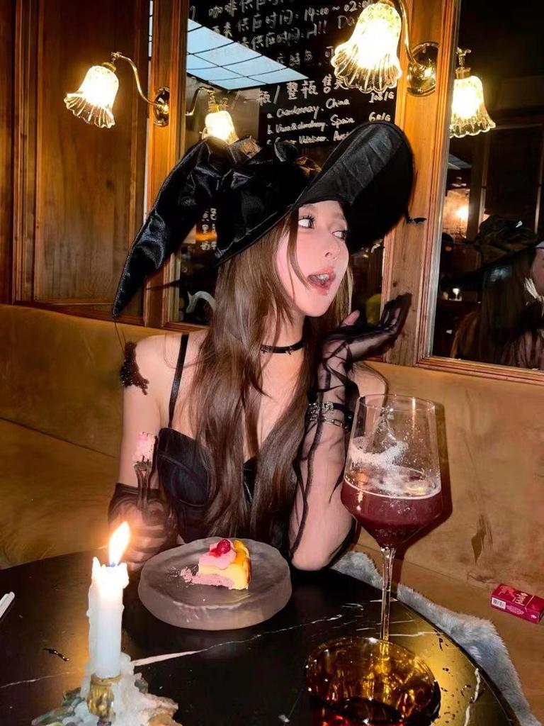 2025 New Sleeping Beauty Witch Hat - Adult Halloween Cosplay Costume Accessory