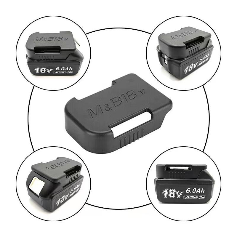 Battery bracket storage rack suitable for Makita Bosch 18V/14.4V battery universal bracket wall-mounted with screws