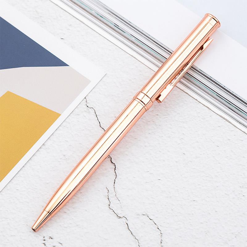 Luxury Metal Ballpoint Signature Ball Point Writing Pen School Office Stationery for Students