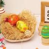 12 stk 6 cm påske Fargerikt åpent egg fyllbart DIY plast tomt egg figur ornament vårdekorasjon Glad påskedag festival høytidsgaver