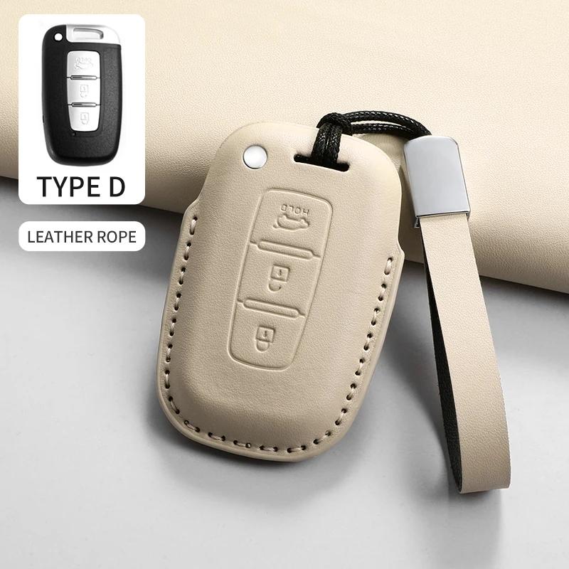 Capa de Chave de Carro Concha Chaveiro para Hyundai I30 Ix35 KONA Encino Tucson Solaris Grand Santa Solaris HB20 Tucson Santa I20 I30 Ix20