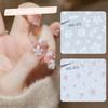 Simple Floral Floral Nail Sliders Elegant Style Nail Art Stickers  Acrylic Nails