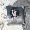 Rukia Kuchiki Bleach  Double-Sided Printed Cushion Cover Bedroom Bedside Sofa Pillow Case