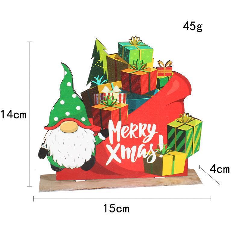 Creative Wooden Christmas Decorations DIY Wooden Crafts for Christmas Tabletop Decorations for New Year Gifts.
