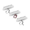 3Pcs Guitar Pickup Single Coil Set Alnico 5 Magnetic Accessory Replacement GMB137White