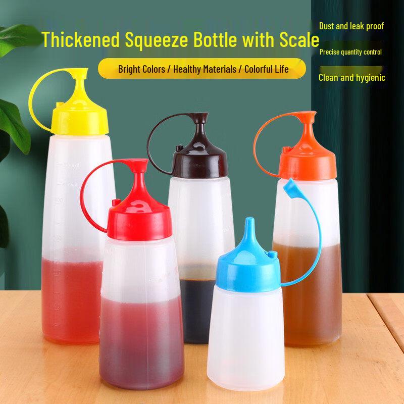 Food Grade Pointed Plastic Squeeze Sauce Bottle