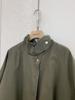 Women's Korean Autumn Retro Stand-Up Collar Cape Trench Coat with Large Pockets