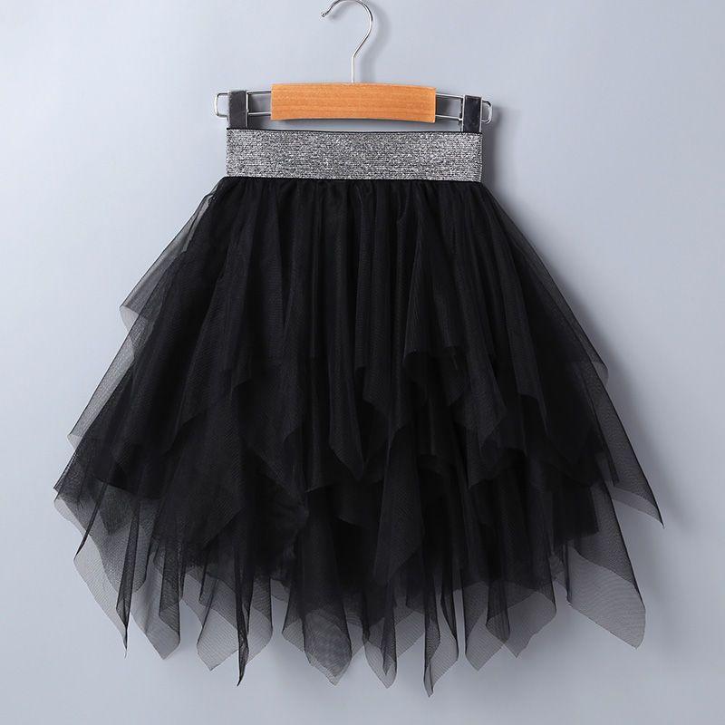 Girl's Half Body Fluffy Skirt Sweet Half Body Skirt Parent-child Colorful Skirt Performance Skirt