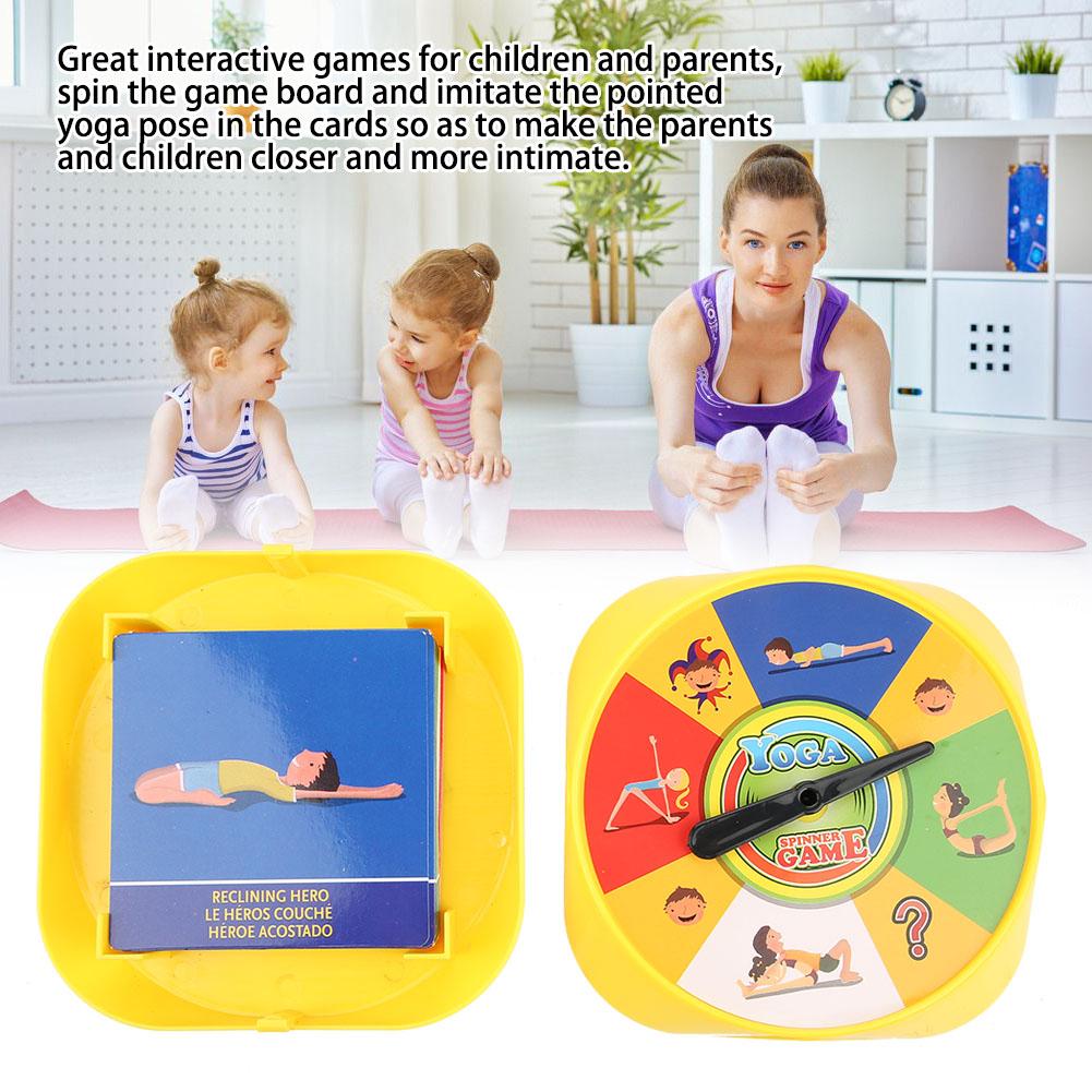 Pose Game Cards Interactive Children   Game with Bright Colors for Parents and Kids