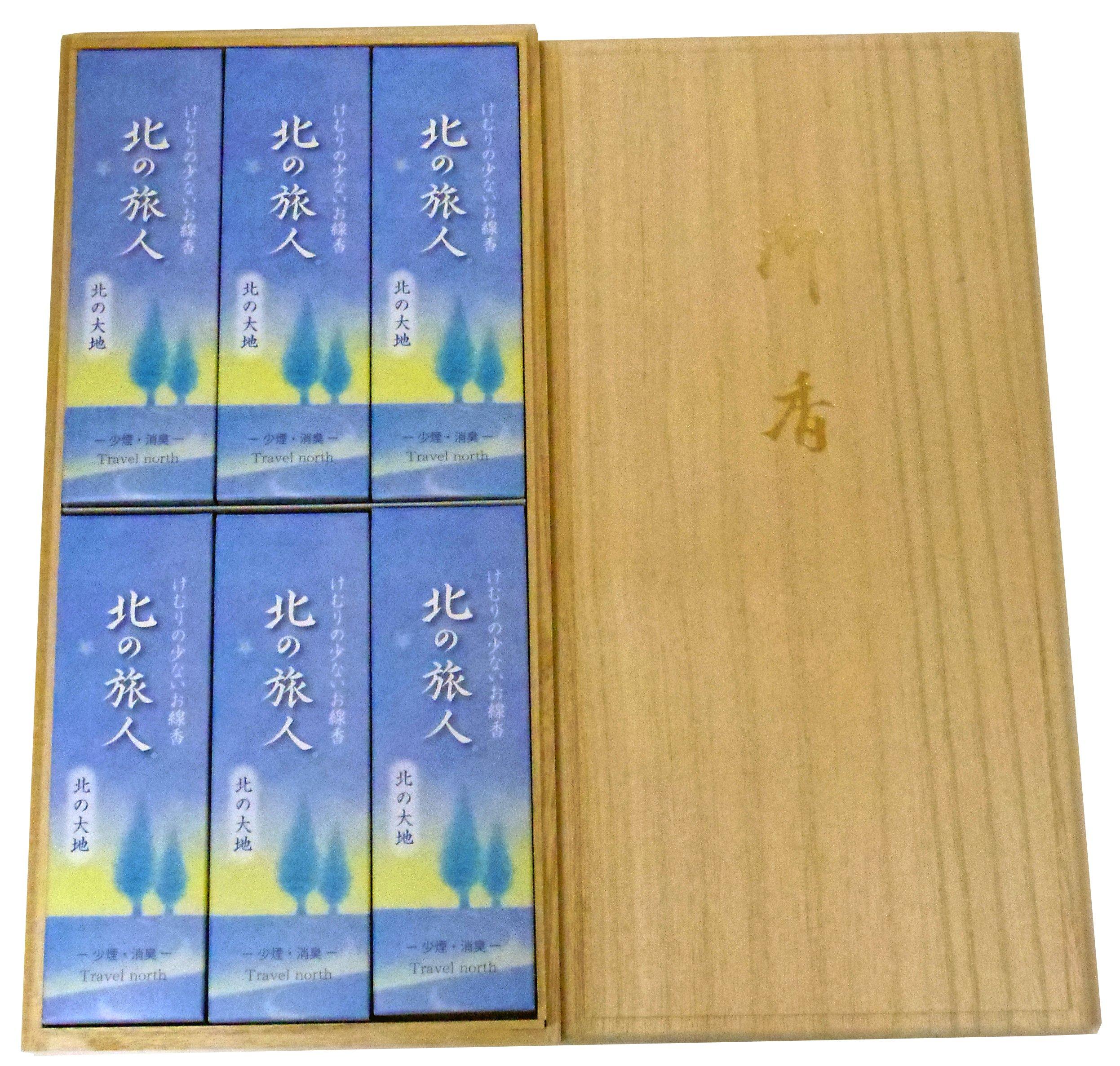 

Marukana Murata Incense, Northern Traveler, Northern Land, Low Smoke, Deodorizing, Gift