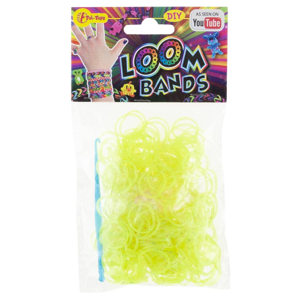 Zestaw Gumek Do Robienia Bransoletek Loom Bands 300 Szt + Szydełko Klipsy