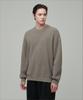 Oversized Ribbed Crew Neck Knit [Dusty Beige]