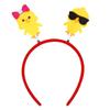 2Pcs Happy Easter Hair Hoop Bunny Carrot Eggs Chick Headband Party Prop