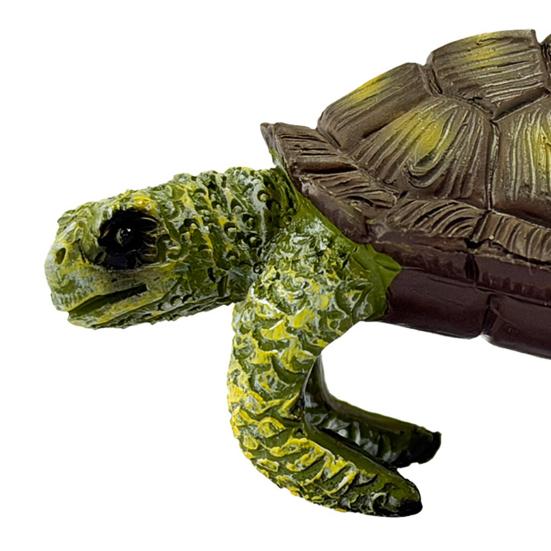 Exquisite Resin Crafts for Indoor Plants Cute Climbing Turtle Flower Pot Huggers, Animal Figurines Planter Ornaments Aquarium Landscaping Edges,