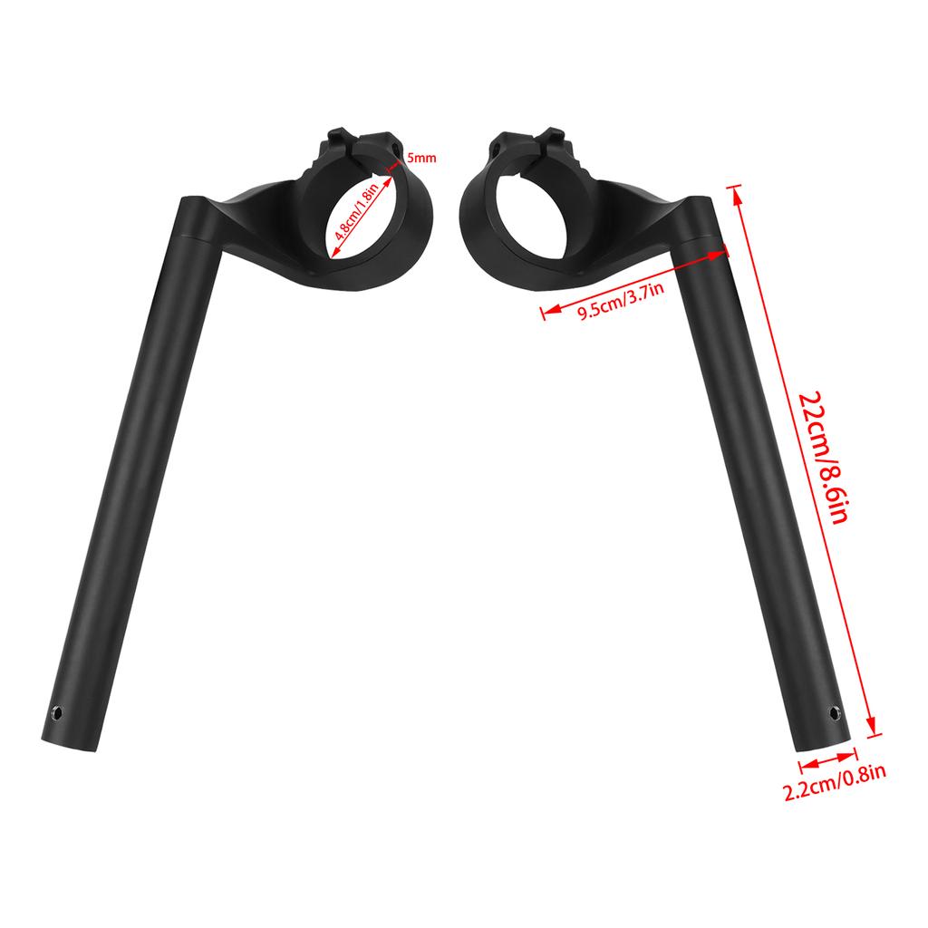 For Honda CBR500R CBR 500 R CBR500 R 2025-2025 2025 48mm Motorcycle Fork Tube Clip-On Handlebars Clip Ons Handle Bar Grips