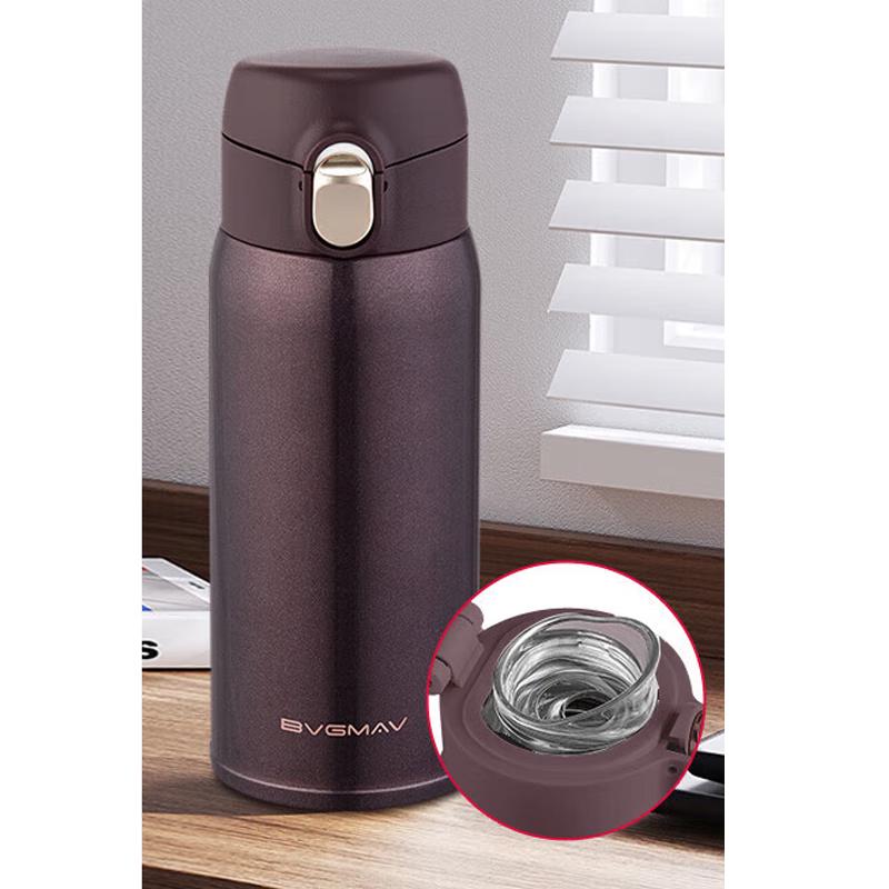 BVGMAV BAG618 360ml Pop-up Lid Stainless Steel Thermos