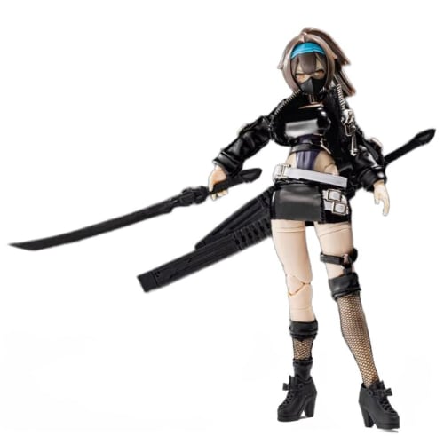 

AC Chinatsu Aki 1/12 Scale Armored Girl Bishoujo Plastic Model Kit with Movable Action Figure Costume and Accessory Set A-005