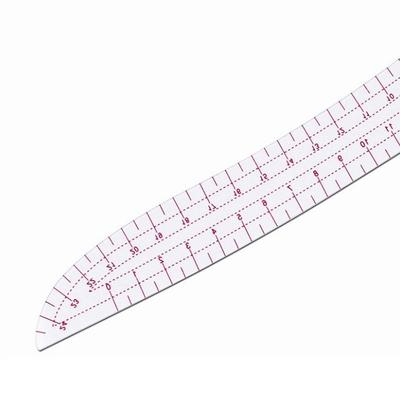 Multifunkční plastové francouzské křivkové pravítko Snadné křivkové pravítko pro pletařky