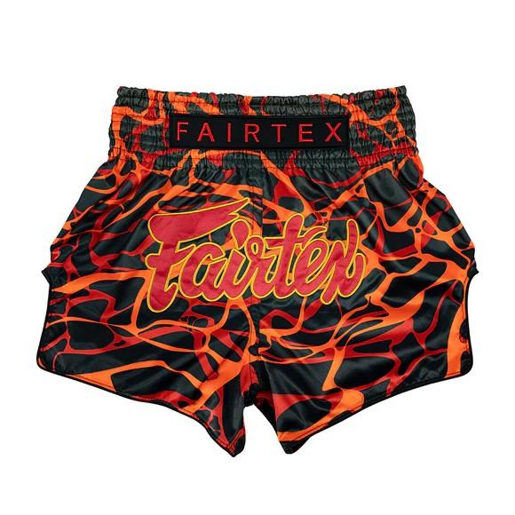 Pantaloncini Muay Thai Fairtex Magma BS1926 Rosso/Nero M