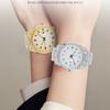 Iced Out Full Diamond Watch for Men Women Luxury Bling Rhinestone Quartz Watch with Date Luminous Hands Waterproof Analog Wrist Watch