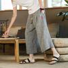 Japan Style Kimono Pants Men Bath Pant Japanese Samurai Harajuku Casual Loose Mens Shorts Yukata Wide Leg Trousers Plus