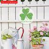 2D Flat 20*20cm1pc Happy St.Patrick's Day Welcome Party Elegant Simplicity Door Decorations Green Lucky Shamrock Leaves Print Hanging Reliable Quality