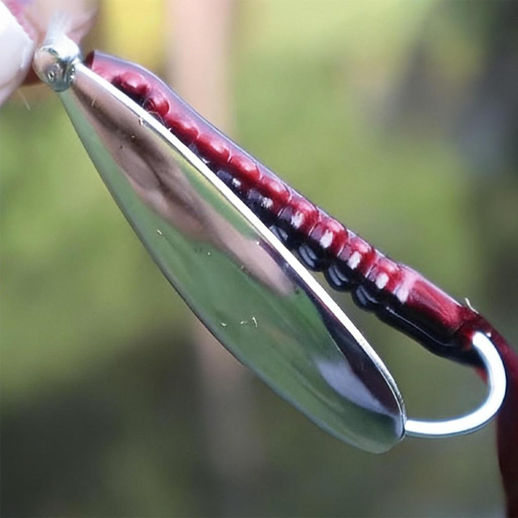 Fishing Spoon Lure Copper Hard Sturdy Weedless for Jigging Drifting, Trolling, Saltwater