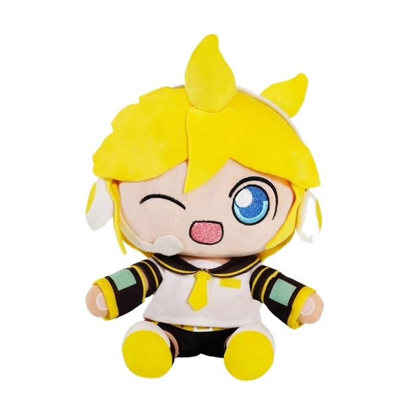 Original 20cm Anime Hatsune Miku Kwayi Fufu Kagamine Len Kagamine Rin Megurine Luka Kaito Gefülltes Kissen Geschenk Puppe Plüschtier