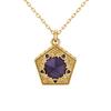 Harry Potter Chocolate Frog Necklace Silver Yellow Gold Coated Jewelry U-Treasure Women's