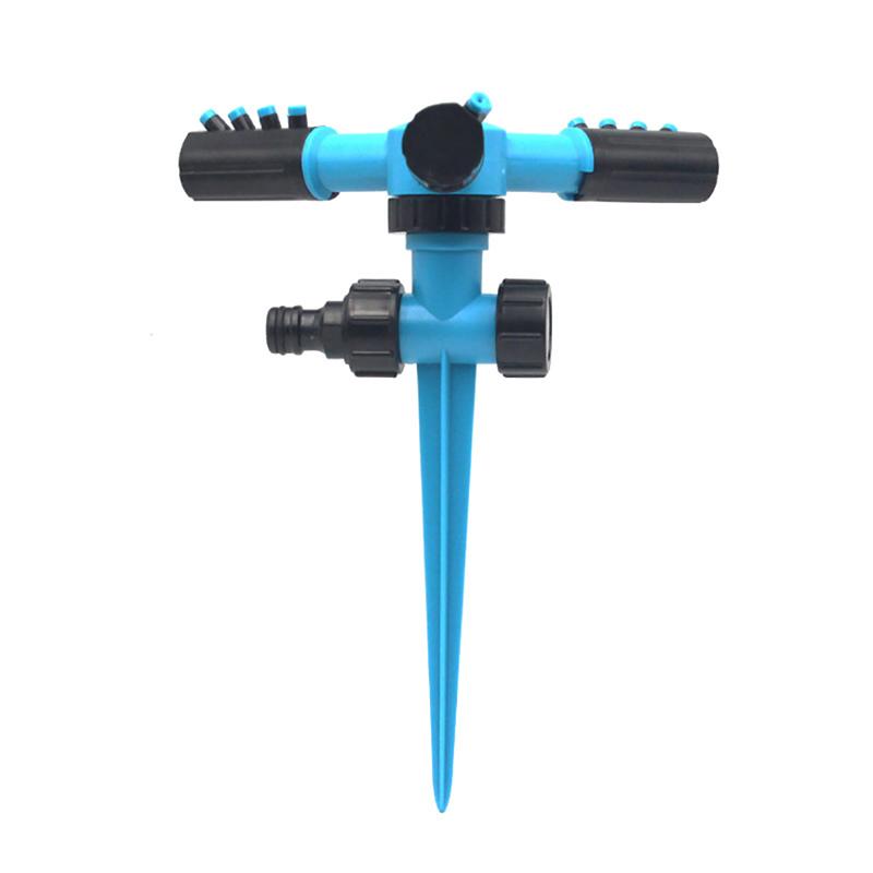 

Садовый автоматический разбрызгиватель для полива сада, вращающийся на 360 градусов, для сельскохозяйственного орошения, орошения синий/чёрный