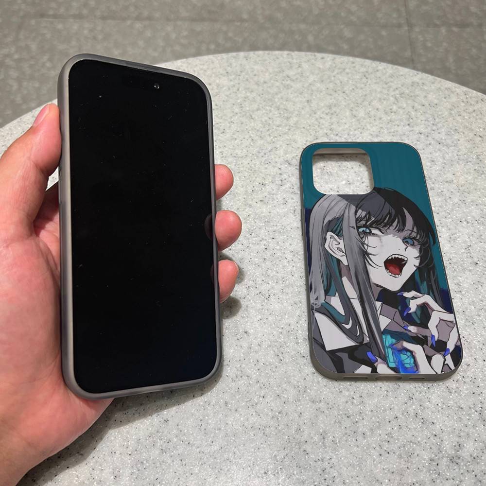 Virtual Singer Ado For Phone 17 16 15 14 13 12 11 Pro Max Plus Pro Air Phone Case Corrugated Stripe Back Cover
