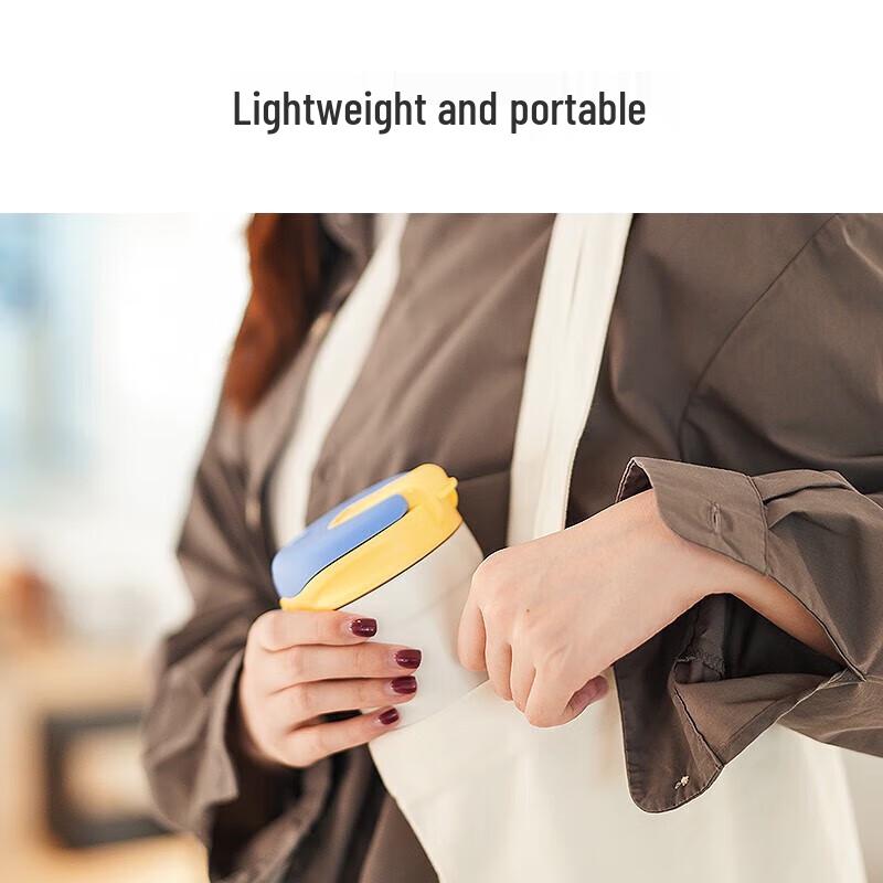 LocknLock LHC4298 316 Stainless Steel Flip Lid Insulated Coffee Mug with Straw, 430ml