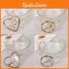 Elegant Crystal Women's Waist Belt In Gold And Silver Heart Styles Perfect For Students