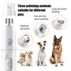 Electric Dog Nail Grinder Pet Nail Clipper USB Rechargeable Pet Nail Trimmers Painless with Polisher Wheel for Small/Large Pets