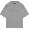 Fear of God Essentials V Neck T-Shirt Dark Heather Oatmeal Men Tops Grey 125SP244213F