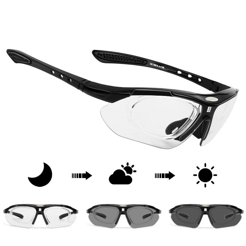 New Style Cycling Sunglasses UV400 Polarized Color Changing Goggles Men Women Outdoor Sports Riding Running Glasses Bike Eyewear