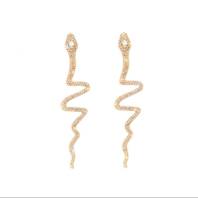 New Jewelry: Snake Shaped Earrings for Women with A Niche Design, Fashionable Earrings