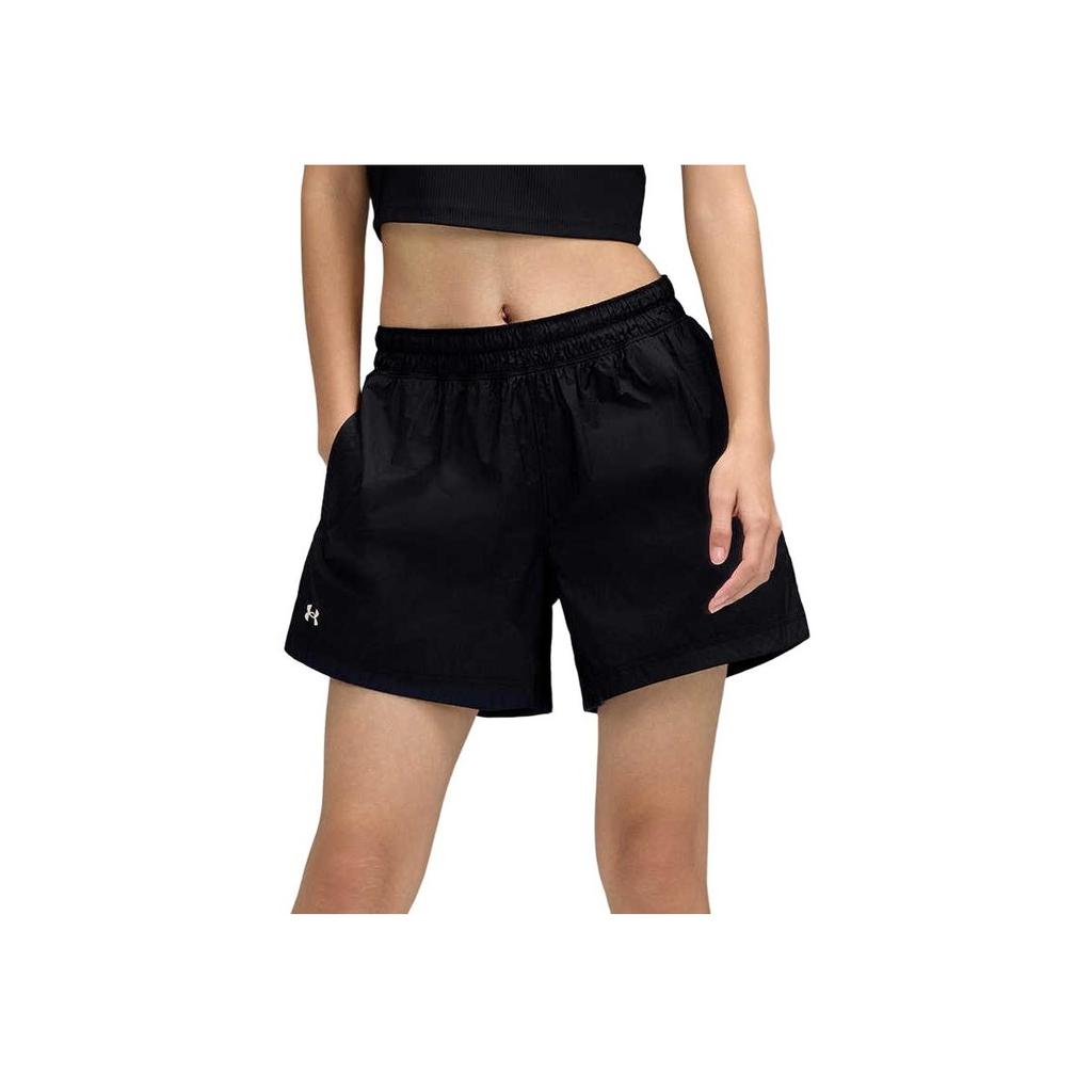 Under Armour Rival Breathable Loose Fit Sports Shorts Women Shorts Black 1389628-001