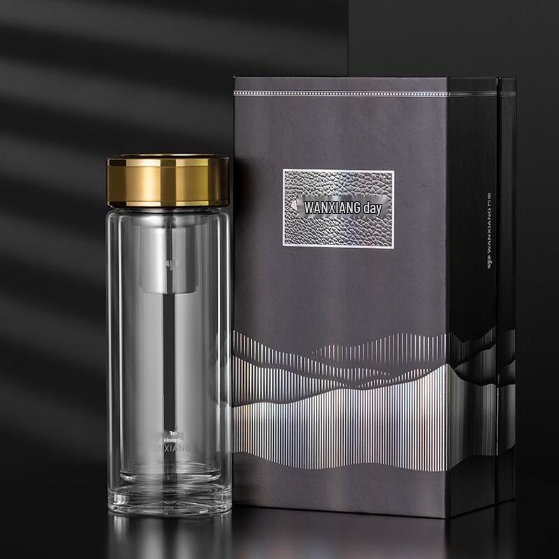 Wainxiang Double-Wall Glass Tea Tumbler