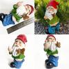 Lovely Garden Gnome Statue With Pants Down Fun And Quirky Addition To Your Outdoor Space