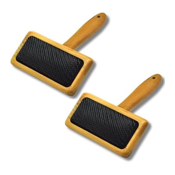 Wool Brush Wool Carding Wool Felt Brush Needle Set of 2