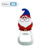 Christmas Magnetic Bottle Opener Santa Claus Beer Eagle Silicone Refrigerator Magnet Kitchen Tool Holiday Party Gift Decoration