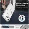 For iPhone 15 Case Candy Color PC + TPU + PET Phone Cover Compatible with MagSafe