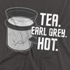 STAR TREK Unisex Adult Earl Gray T-Shirt