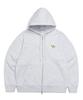 Mark Gonzales Angel Wappen Zip-Up Hoodie - L/Grey