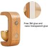 Solid Wood Wind Chime Suction Door Wooden C-Shaped 2025 New Magnetic Doorbell Chimes When Opens 2/3 Pcs (3pcs-Beech)