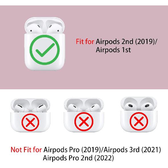 3D Cute Dinosaur Case for Airpod 2nd/Airpod 1st,3D Cute Cartoon Soft Case,Kids Teens Boys Girls Women Lovely Character Dinosaur with Keychain for